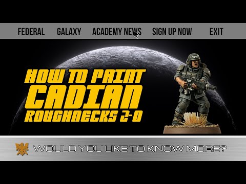 Paint a Custom Cadian Scheme for Warhammer 40,000 | Roughnecks Two Zero | Duncan Rhodes