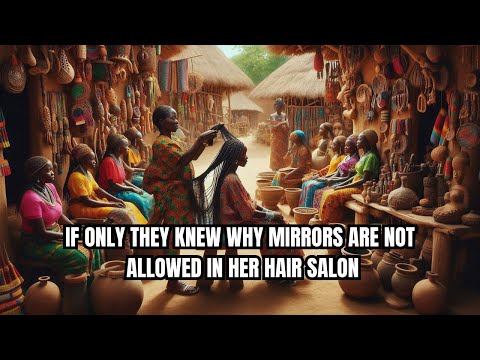 IF ONLY THEY KNEW WHY MIRRORS ARE NOT ALLOWED IN HER HAIR SALON