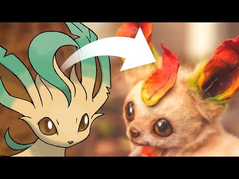 I Redesigned One Of Pokémons WORST Shinies l DIY Leafeon Art Doll