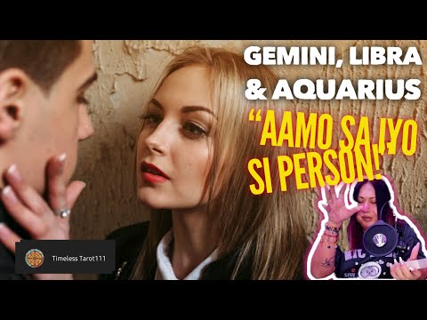 DECEMBER 8-14, 2024 | GEMINI, LIBRA & AQUARIUS | AAMO SI PERSON SA'YO! | TAGALOG TAROT CARD