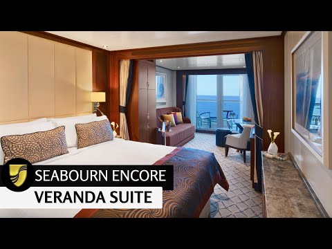 Seabourn Encore | Obstructed Veranda Suite Full Walkthrough Tour |  Full Walkthrough | 4K