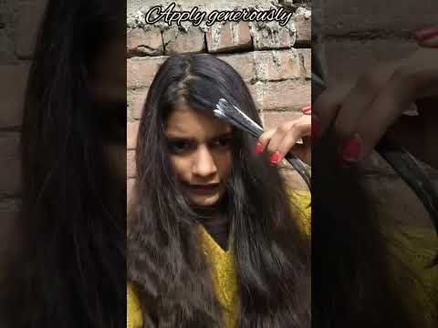 Hair smoothening at home|#ytshorts #prietyprerna #shorts