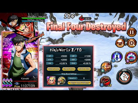 NxB NV : Kawaki is too broken in attack mission path 3 unlocked 🔥 Kawaki Follow-Up Jutsu Gameplay