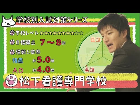 【再アップ】松下看護専門学校の傾向と対策【看護受験チャンネル】