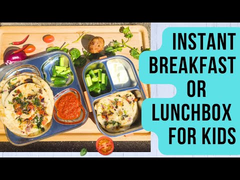 Breakfast or Lunch box ideas/ Instant Makhana Uttapam Recipe/Instant Mini Dosa or Pancake Recipes