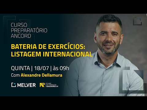 Curso Preparatório Ancord | Bateria de exercícios: Listagem internacional