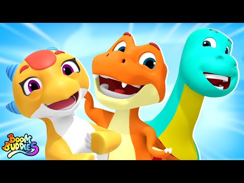 Dinosaur Song + More Nursery Rhymes And Animal Cartoon Videos