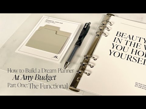 How To Build A Dream Planner At Any Budget: The Functional | Cloth & Paper