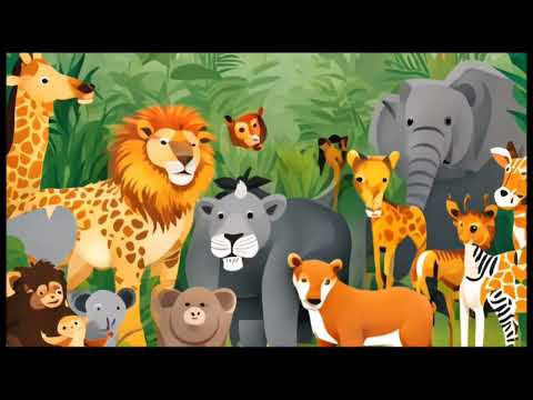 In the jungle, the forest, and the zoo,So many animals, @KidsDianaShow @ChuChuTV @Pinkfong