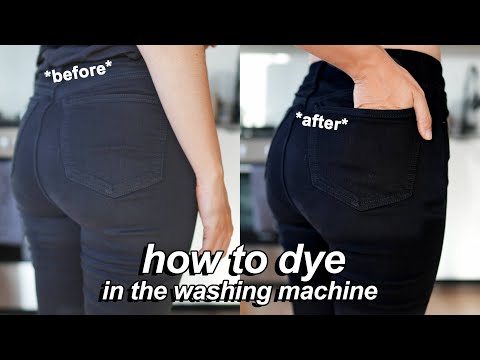 Easy Hack To Revive FADED Black Clothes | Step by Step Guide to Dye Fabric! (Top & Front Loading)