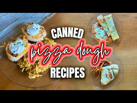 3 Ways to Use Canned Pizza Dough | Pizza Dough Recipes | Whats for Dinner | MEL COOP