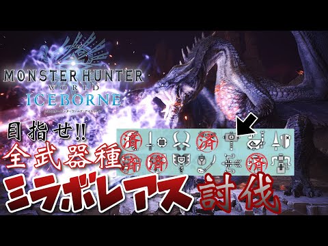 【MHW;IB】第5の武器～‼ハンマー・操虫棍・双剣編【シン・全武器でミラボ討伐】