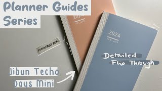 Kokuyo Jibun Techo Days Mini - Detailed Planner Flip Through | Planner Guides Series