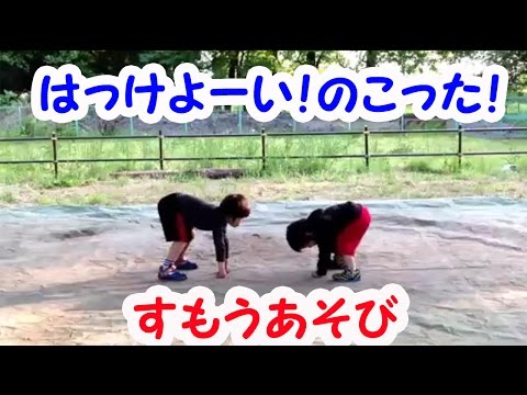 兄弟相撲 遊び  はっけよいのこった！勝つのはどっちかな！？