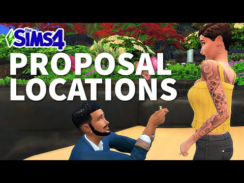 Where the BEST Place to Get Engaged in The Sims 4? 💍💕