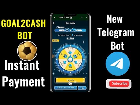 Instant Payment Telegram Bot || Goal 2 Cash Bot