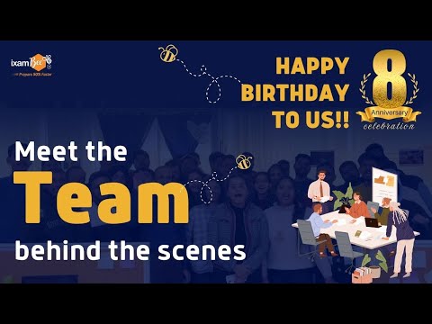 Happy 8th Birthday to Us! 🎉 Meet the Team Behind the scenes #ixamBeeTurns8