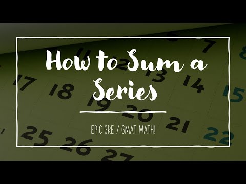 How to Sum a Series! EPIC Math