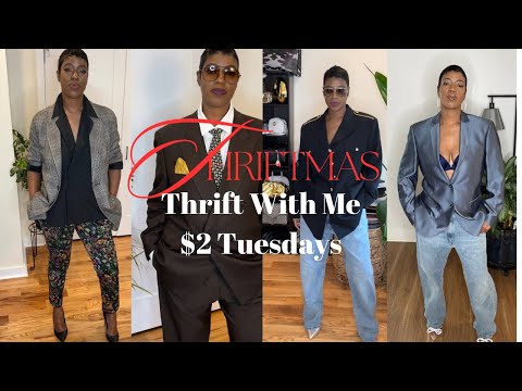 THRIFTMAS Week 2: Thrift With Me $2 Tuesday + Thrifting Holiday Home Decor | Msglamdoll Tv