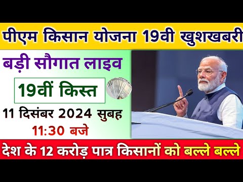 pm kisan 19th installment date 2024। pm kisan next installment date । pm kisan yojana payment update