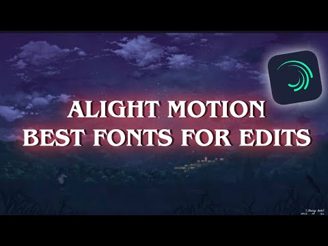 Alight Motion: Font Pack