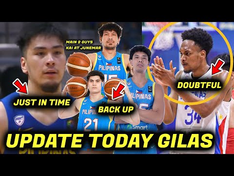 Just in Time KAI SOTTO. Doubtful AJ Edu  Mason Amos Japeth Back Up Plan. Malonzo to Observe will not