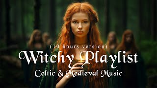 Wiccan Music 🌙 Celtic, Medieval, Witchy Playlist - Enchanting Witchcraft Fantasy Music - 10h Version