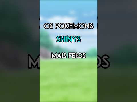 POKEMONS SHINYS MAIS FEIOS! #shorts #pokemon #dragonite #garchomp #espeon #regice #shinypokemon