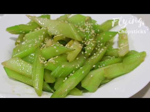 Stir fried celery