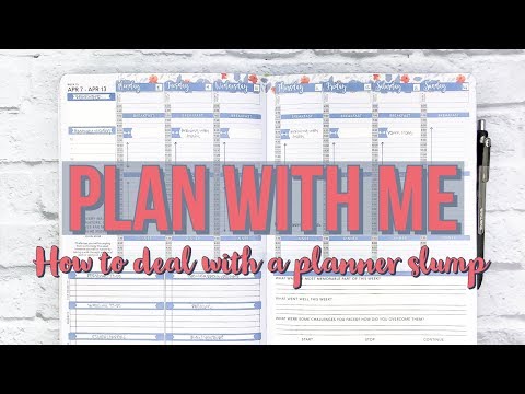 Periwinkle Plan With Me! What I do when I'm in a planner slump!