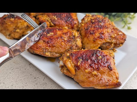 This trick comes from my friend from America! The juiciest chicken thighs are made this way