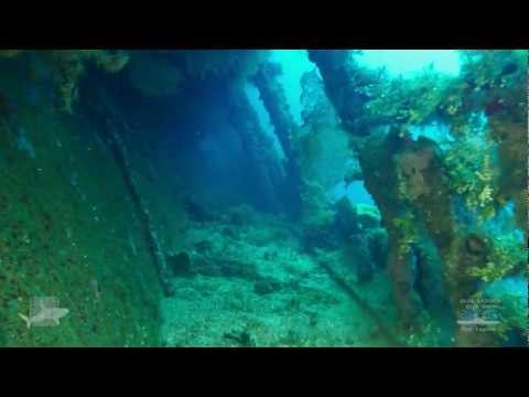 Nippo Maru, Truk Lagoon. Dive this Japanese WWII shipwreck with Blue Lagoon Dive Shop.