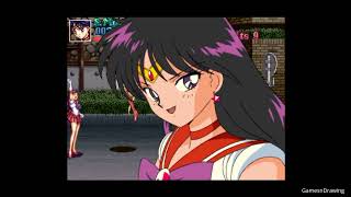 セーラームーンRetro Arcades Action Game Sailor Moon Rei Hino Stage 1&2 Gameplay No Commentary #retrogaming