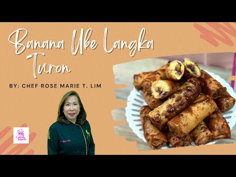 Banana Ube Langka Turon