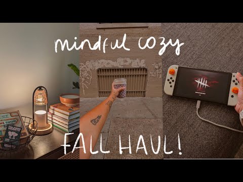 a mindful and curated cozy fall haul! | thrifted, spooky, cute finds 🍁