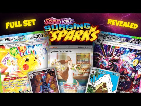 We know EVERYTHING... Surging Sparks Set Revealed (2024 Pokemon)