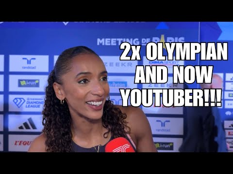 Laviah Nielsen talks all things YOUTUBE channel and The Olympics | Paris Diamond League