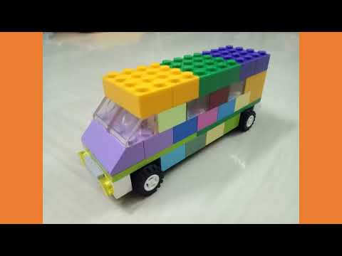 How to build lego classic - Tourist van | DIY | Kids creative skills |