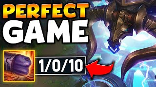 How to Start and End a game in 15 minutes with Alistar support (PERFECT GAME)