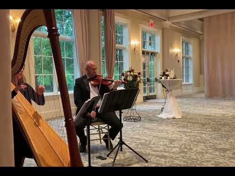 Hallalelujah by Leonard Cohen, harp and violin wedding ~ Tiffany Jones, Harpist