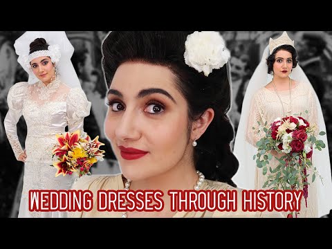 I Tried Wedding Dresses Through History