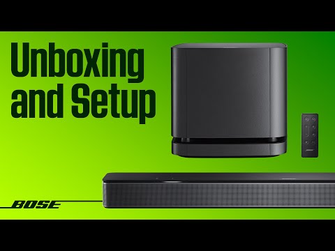 Bose Smart Soundbar System – Unboxing and Setup