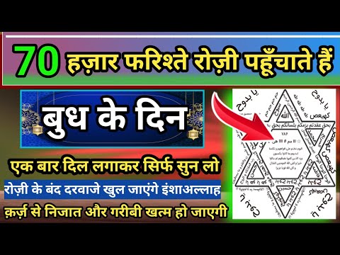 बुद्ध के दिन सिर्फ सुन लो ये दुआ | दौलत संभाल ना पाओगे | Dua E Hajat | barkat ki dua | Qurani wazifa