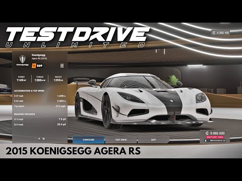 TDU Solar Crown | 2015 Koenigsegg Agera RS Gameplay | Test Drive Unlimited SC | TDU3