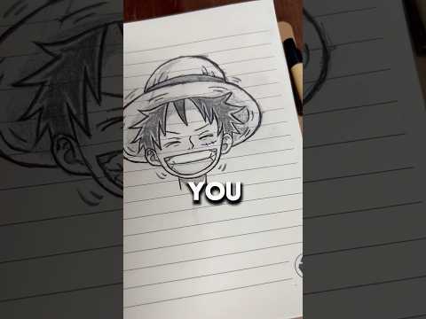 How To Draw Luffy #tutorial #onepiece #art