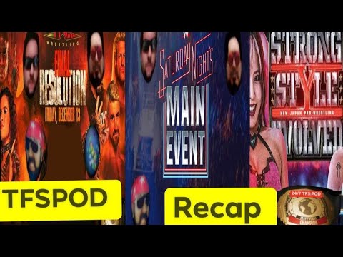 TFSPOD 3 shows recap