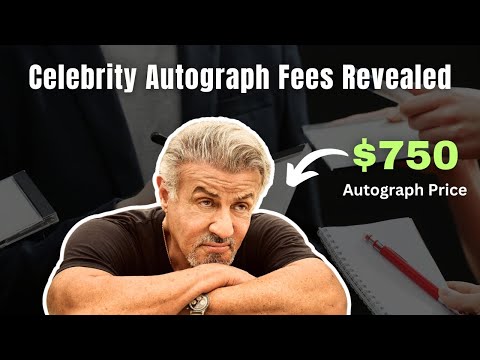 Celebrity Autograph Prices: How Much Do the Stars Charge?