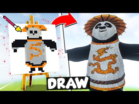 NOOB vs PRO: DRAWING BUILD COMPETITION in Minecraft [Episode 16] @ProBoiz95