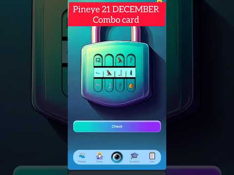 Pineye 21 December combo card