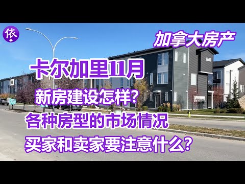 加拿大卡尔加里11月房产，新房建设怎样？买家和卖家需要注意什么？